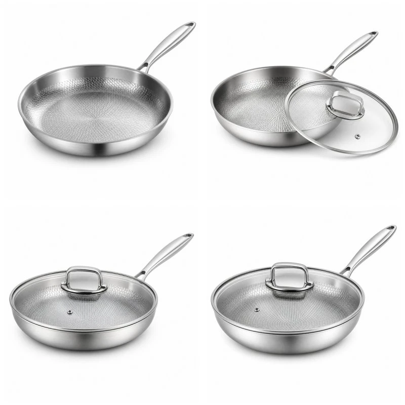 Sartén para dorar de acero inoxidable